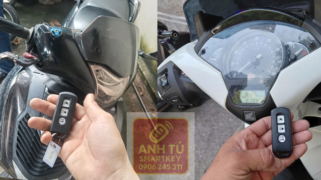 Thay vỏ remote smartkey giữ nguyên bo mạch bên trong