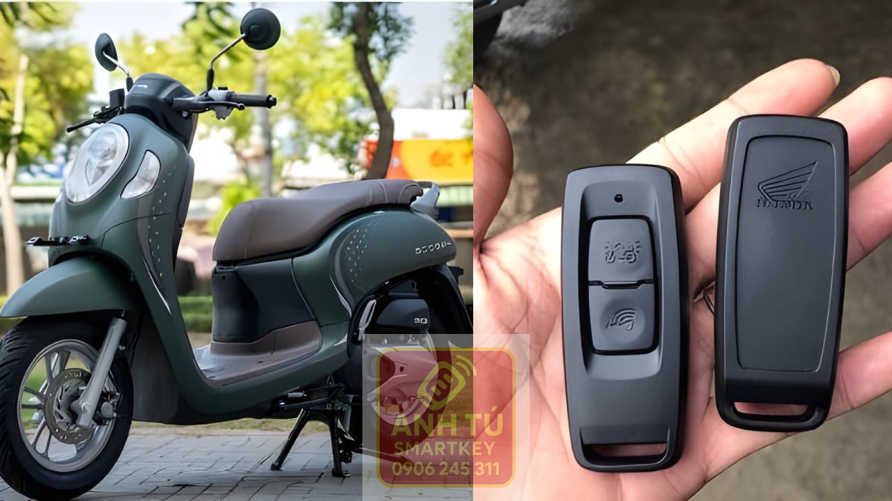 Thợ làm chìa smartkey Honda Scoopy tại nhà cho khách