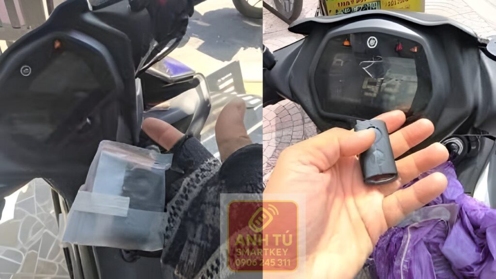 Làm lại smartkey Yamaha Exciter khi mất hết chìa