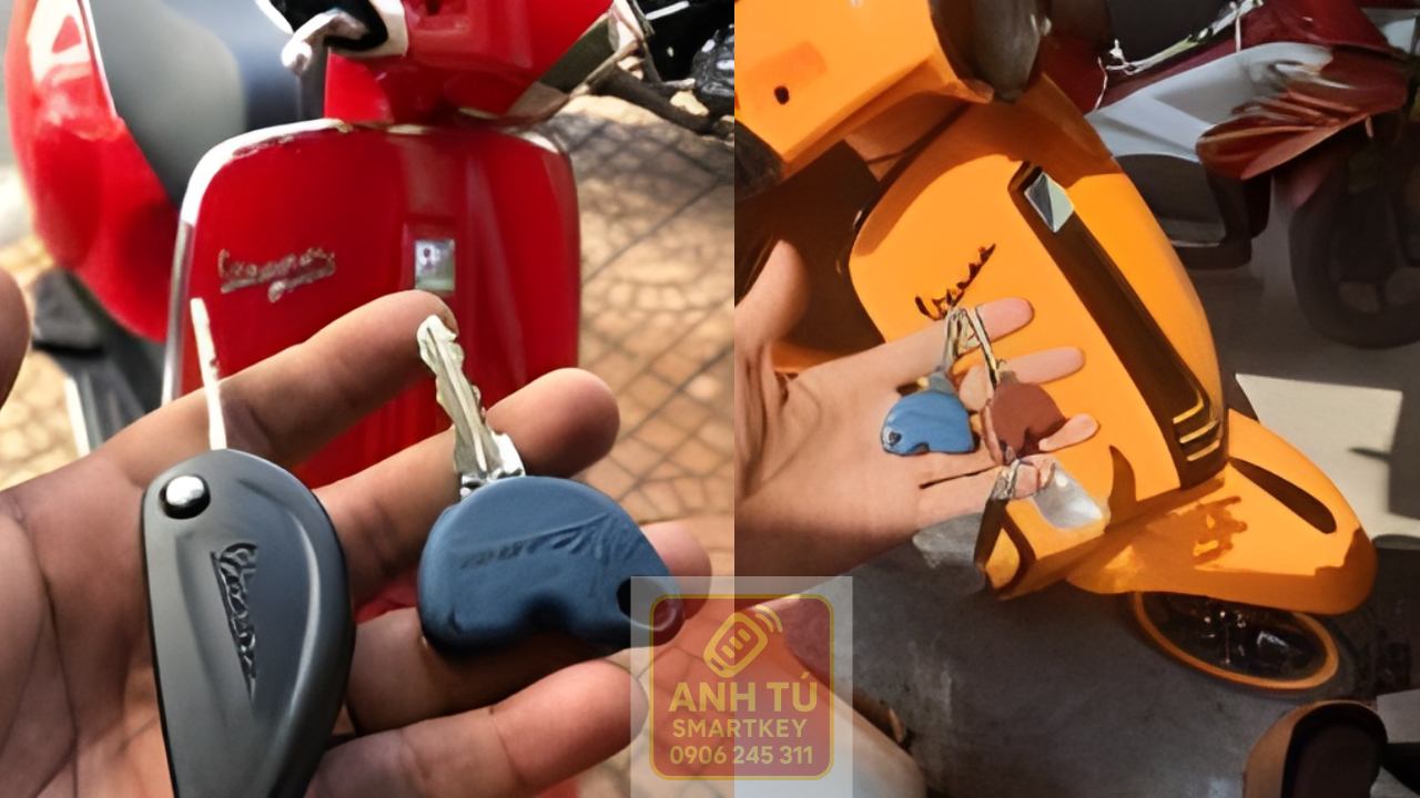 Làm chìa smartkey dự phòng cho Vespa Primavera Sprint Liberty