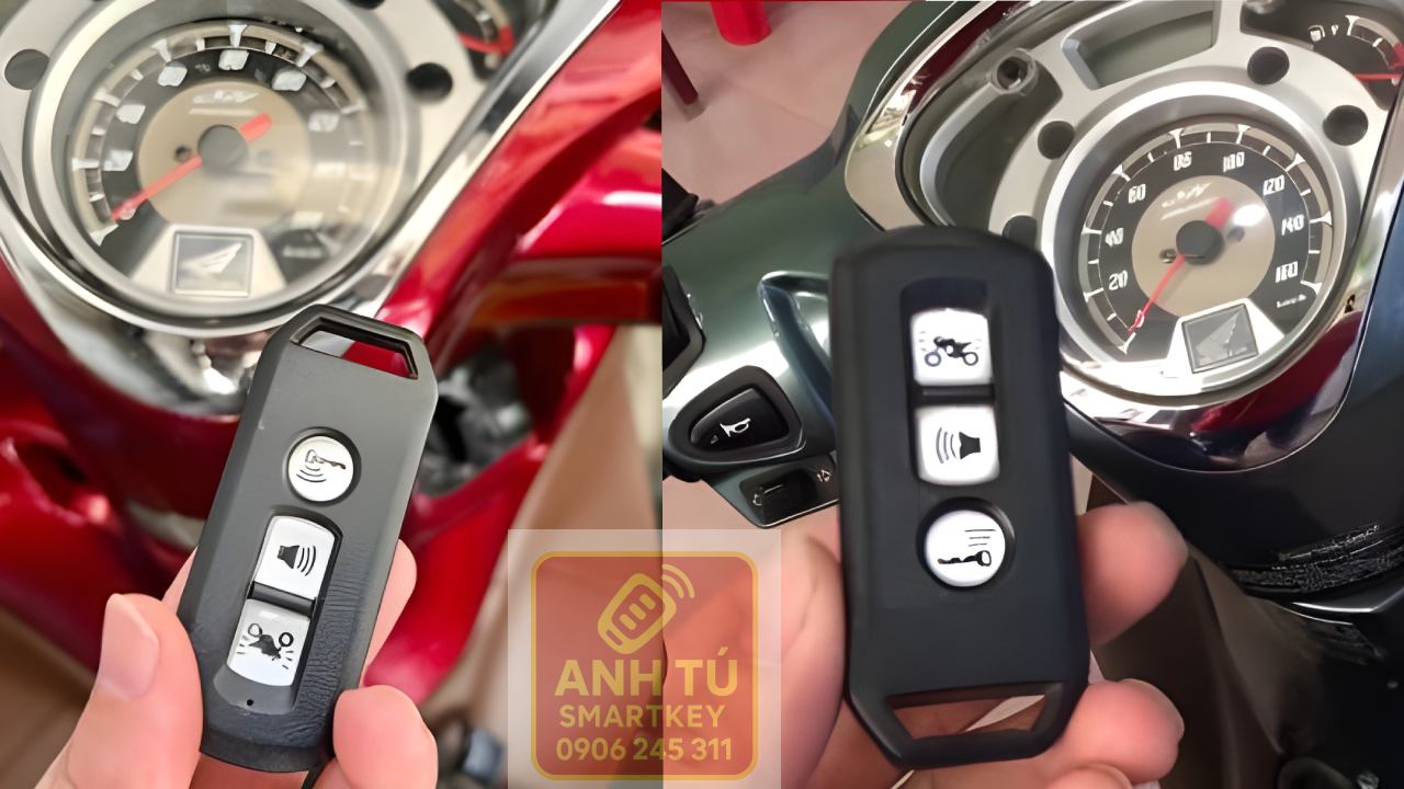 Honda SH Mode không nhận smartkey khi bấm remote