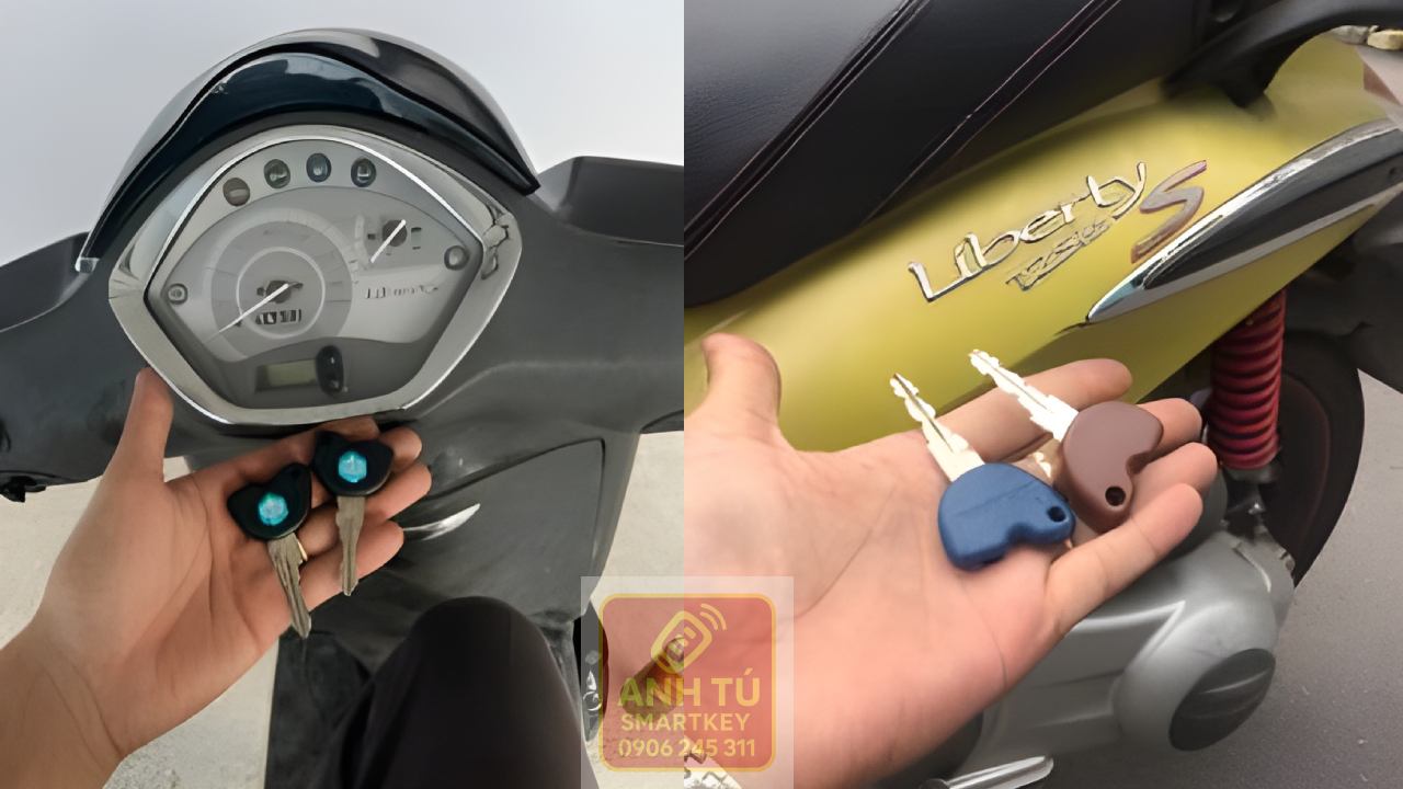 Thợ làm chìa smartkey Vespa Liberty tận nơi tại TP.HCM