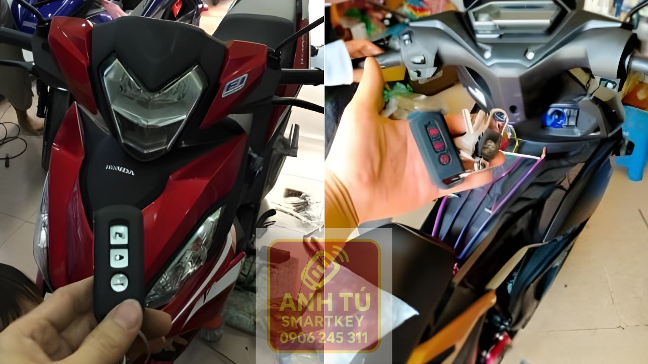 Làm lại chìa smartkey Honda Winner X khi mất hết chìa