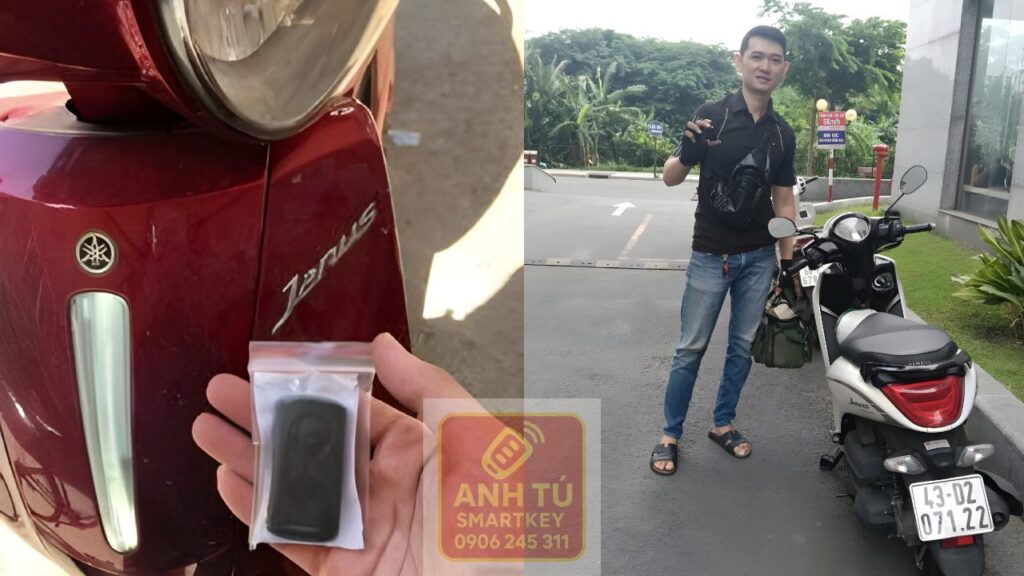 Làm chìa khóa xe Janus bản smartkey tận nơi tại TP.HCM