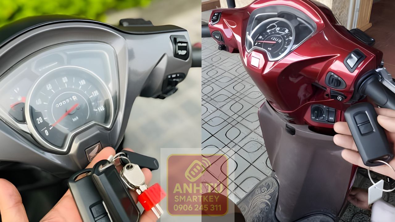Đọc dữ liệu và đăng ký remote mới cho Honda Vision mất hết chìa